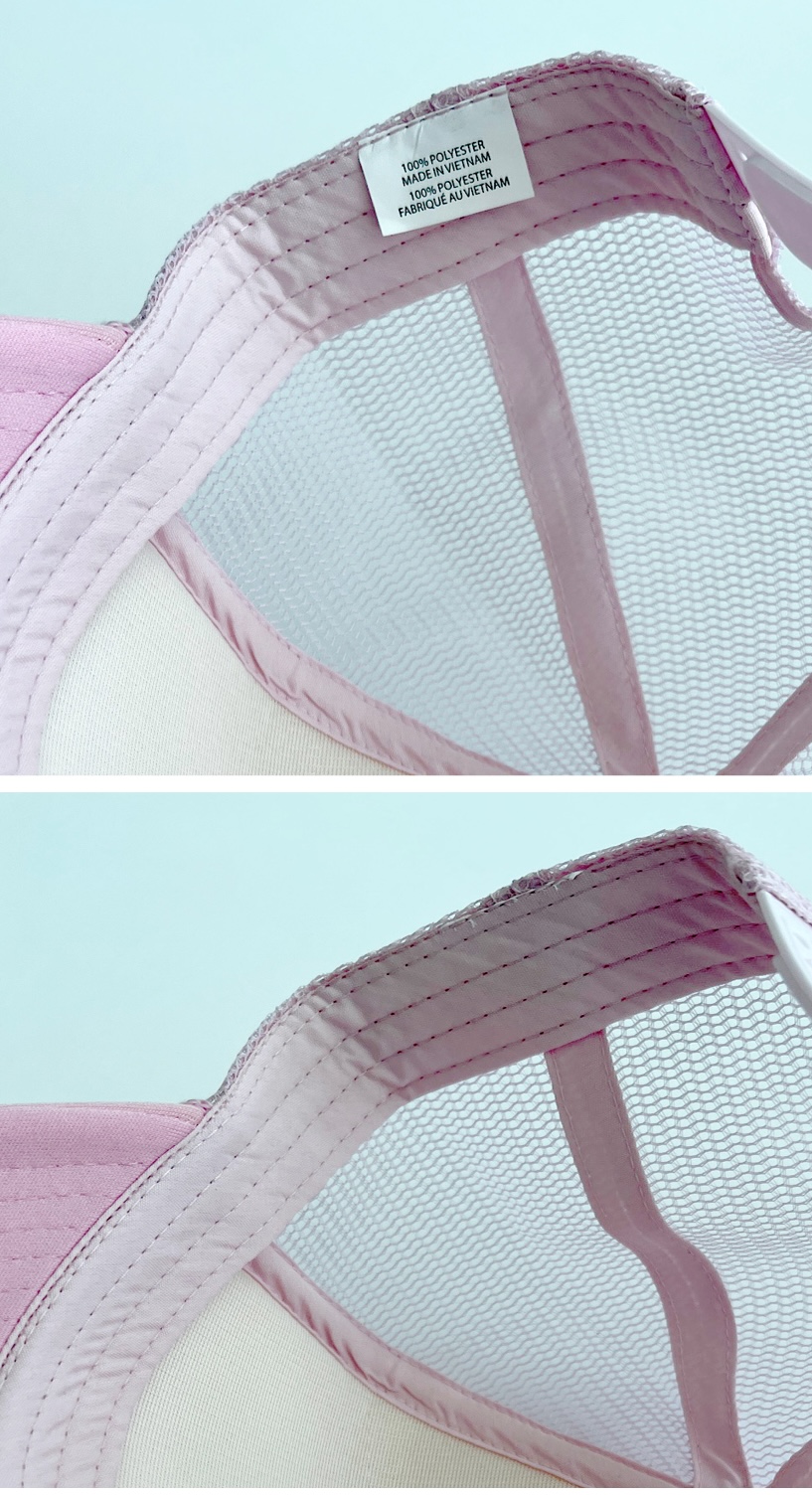 Valucap blank headwear details and labels