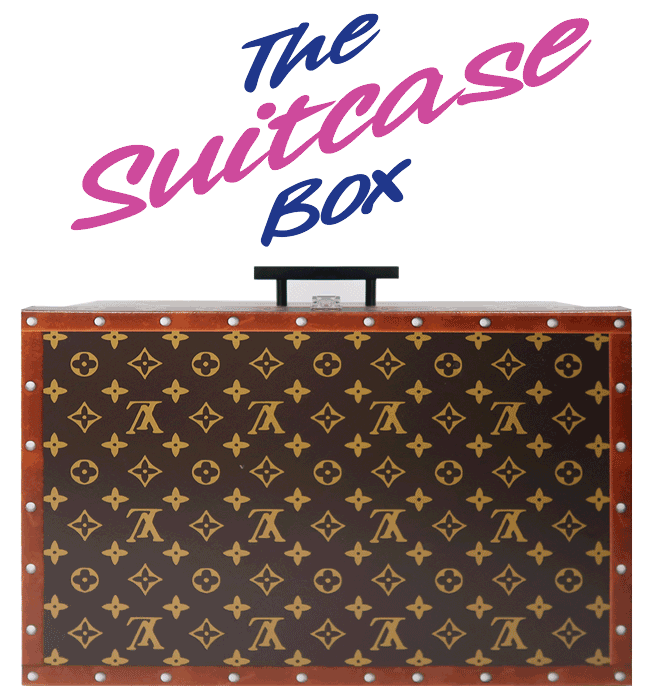 Suitcase box features and customization showcase