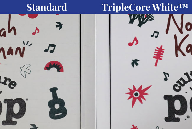 TripleCore White packaging construction detail