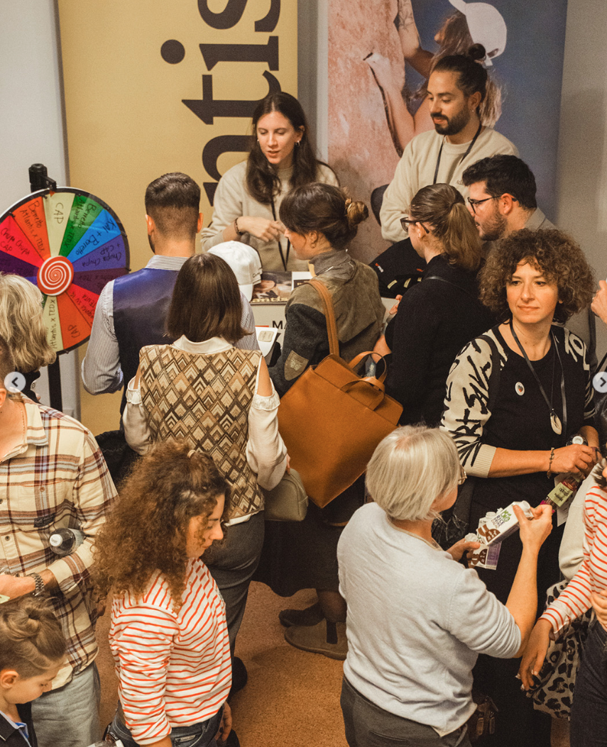 TEDx Venice event moments featuring Atlantis sustainable headwear